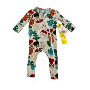 NWT Pink Chicken 3/6M Frosted Cookies Zippy